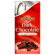 Шоколад темный Quickbury без сахара 75г - Фото