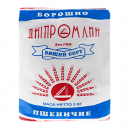 Мука Дніпромлин пшеничная 5кг - Фото