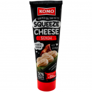 Сыр плавленный Комо Squeeze cheese с беконом 50% 150г - Фото