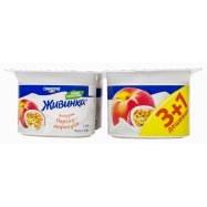Йогурт Живинка персик-маракуйя 1,5% 115г*4шт 460г - Фото