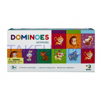 Игра Dodo Домино Животные №300248 для детей от 3-х лет 1шт - Фото