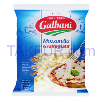 Сыр Galbani Mozzarella свежий тертый 40% 150г - Фото