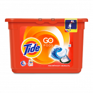 Средство моющее Tide GoPods Альпийская Свежесть капсулы 15шт - Фото