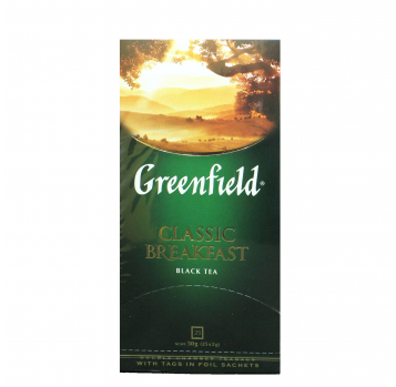 Чай Greenfield Classic Breakfast черный 2г*25шт 50г - Фото