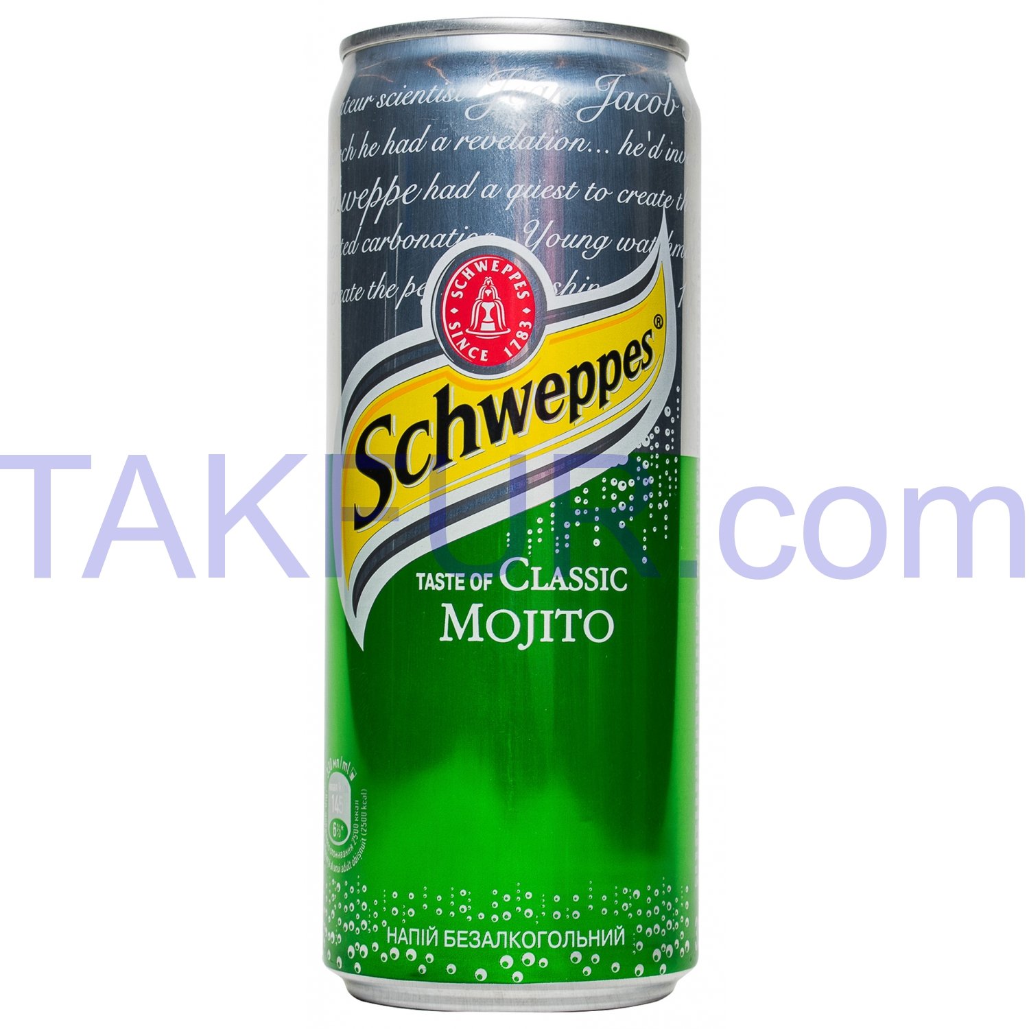 Напиток Schweppes Классическ Мохито б/алк сильног 330мл ж/б купить ...