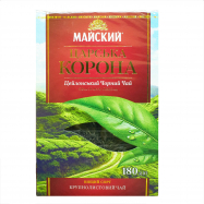Чай Майский Царская Корона черный цейлонский крупнолист 180г - Фото