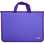 Портфель на молнии 2 отделения фиолетовый №31630-12 Economix 1шт - Фото