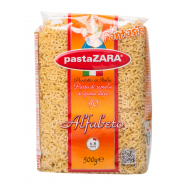 Изделия макаронные Pasta ZARA Азбука из муки груб/пом 500г - Фото