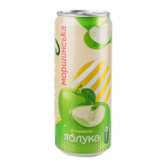 Напиток б/а Моршинська Лимонада со вкусом яблока 0.33л - Фото