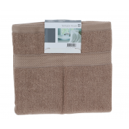 Полотенце Tarrington House для душа коричневое 90*150см 1шт - Фото