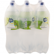 Вода минеральная Бон Буассон Лайм-Мята с соком б/а с/газ 2л - Фото