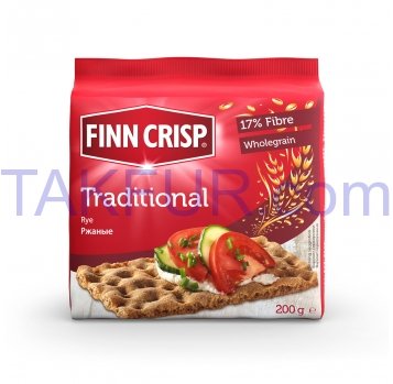 Хлебцы Finn Crisp Traditional ржаные 200г - Фото