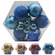 НАБІР  КУЛЬКИ ЯЛИНКОВІ 10 ШТ - Фото