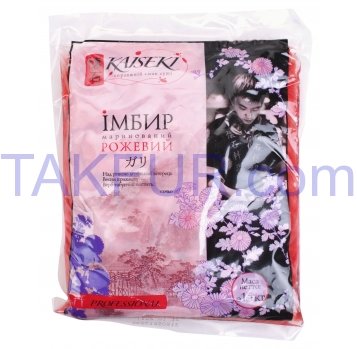 Имбирь Kaiseki маринованный розовый 1,5кг - Фото