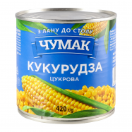 Кукуруза Чумак сахарная 420г - Фото