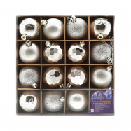 НАБІР  КУЛЬКИ ЯЛИНКОВІ 16 ШТ - Фото