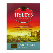 Чай Hyleys Earl grey черный Цейлонск байх цельнолистовой100г