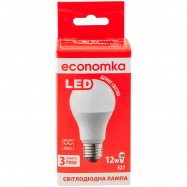 Лампа светодиодная Economka LED A60 12W E27 4200K 1шт - Фото