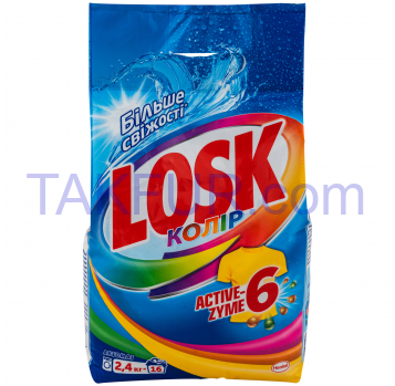 Порошок стиральный Losk Колор автомат 2,4кг - Фото