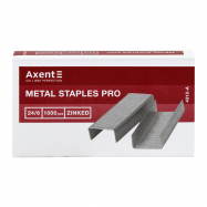 Скобы Axent 24/6 №4312-А металлические 1000шт/уп - Фото