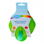 LINDO ТАРІЛКА+ЛОЖКА+КРИШКА НА ПРИСОСЦІ - Фото