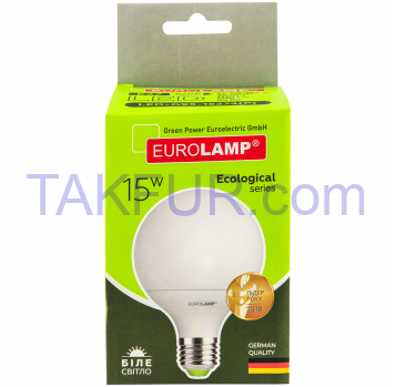 EUROLAMP LED ЕКО P G95 15WE27 : K4000 - Фото
