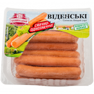 Сосиски Бащинський Венские охлажденные высший сорт 300г - Фото