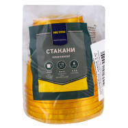 Стакан Metro professional пласт д/напитк желтый 180мл 6шт/уп - Фото