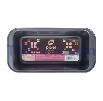 Форма Pixel Brezel  для кекса прямоугольная 25х13х16 см - Фото