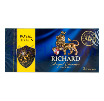 Чай Richard Royal Ceylon черный цейлонский 2г*25шт 50г - Фото
