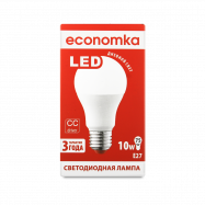 Лампа светодиодная Economka LED A60 10W E27 4200K 1шт - Фото