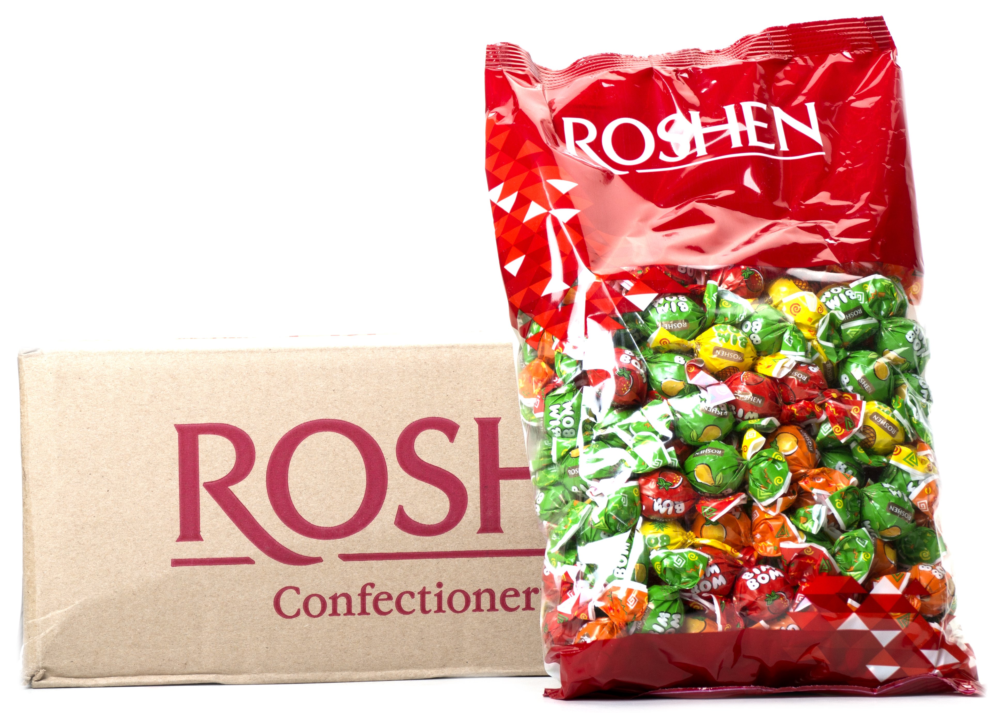 Карамель Roshen Бим Бом с фруктово-ягодной начинкой 1кг купить онлайн с ...