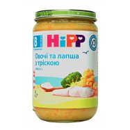 Овощи и лапша с треской HiPP для детей с 8 месяцев 220г