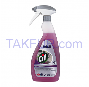 Средство чистящее и дезинфицирующее Cif Professional 750мл - Фото