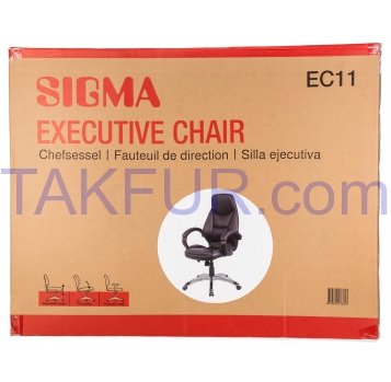 Кресло руководителя Sigma Executive Chair EC11 офисное черн - Фото