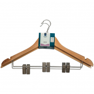 METRO PROFESSIONAL ВІШАЛКА ДЕРЕВ. З ТРИМ. 3 ШТ - Фото