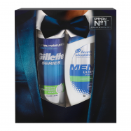 Набор шампунь Head&Shoulders Sport+пена Gillette Series 1шт - Фото