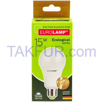 EUROLAMP ЕКО LED A70 15W E27 3000K(50) - Фото