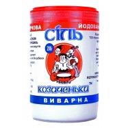 Соль Козаченьки Экстра йодированная выварная 200г - Фото