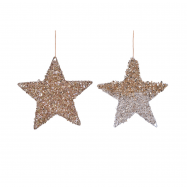 Підвіска Зірка золота в асортименті 10см - Фото