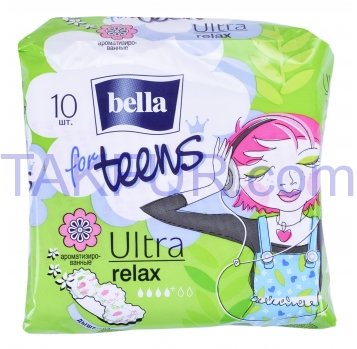 Прокладки Bella for Teens Ultra relax Супертонкие 10шт - Фото
