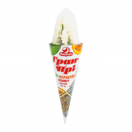 ЛАСУНКА МОРОЗИВО РІЖОК 155Г : СИРОПОМ КІВІ І ДЖЕМ - Фото