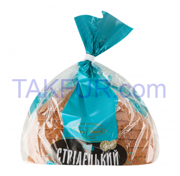 Хлеб Київхліб Стрилецкий столичный половинка в нарезке 350г - Фото