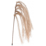 ПІДВІСКА ГІЛКА З ПІР`ЯМ БЕЖ 130СМ - Фото