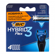 BIC КАСЕТИ ЗМІННІ 3 ЛЕЗА 4ШТ - Фото