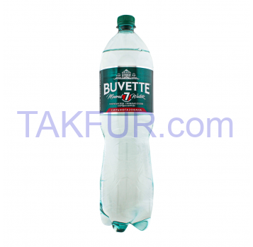 Вода минеральная Buvette 7 сильногазиров лечебно-столов 1,5л - Фото