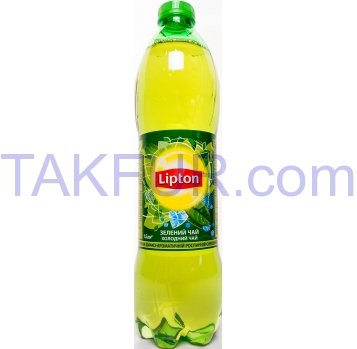 Напиток Lipton Чай зеленый холодный безалк негазир 1,5дм3 - Фото