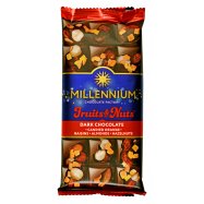 Шоколад Millennium Fruits&Nuts черн минд/орех/цукат/изюм 80г - Фото
