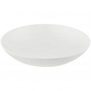 ТАРІЛКА ГЛИБ 21 СМ БІЛА КРУГ - Фото