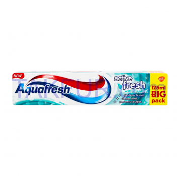 Паста зубная Aquafresh Заряд свежести с ментолом 125мл - Фото